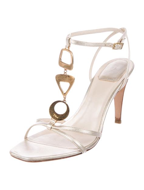 dior sandlws|christian dior sandals with heels.